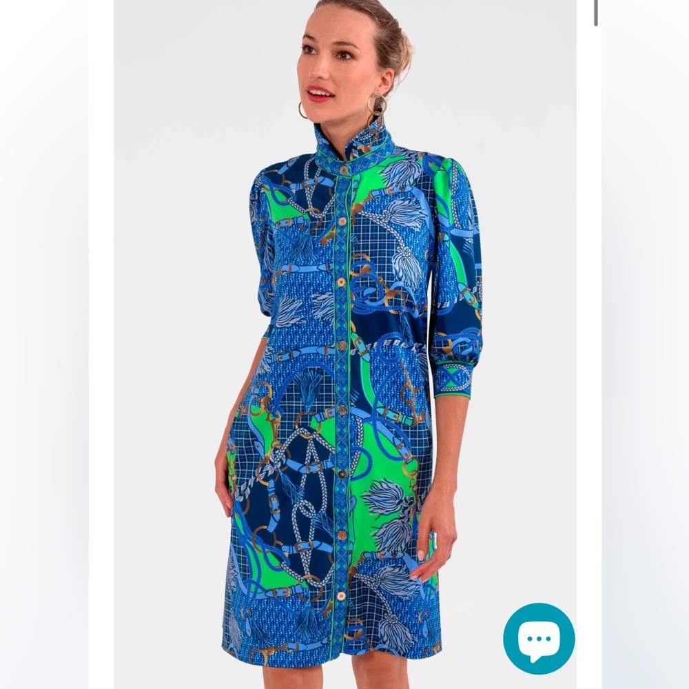 GRETCHEN SCOTT SWAGGER DRESS 💙💚